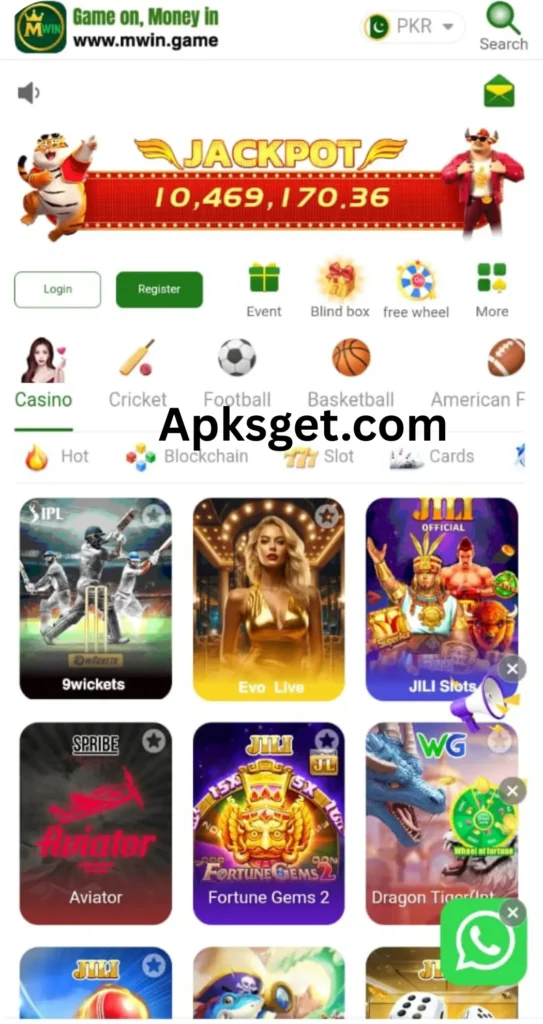 mwin game online