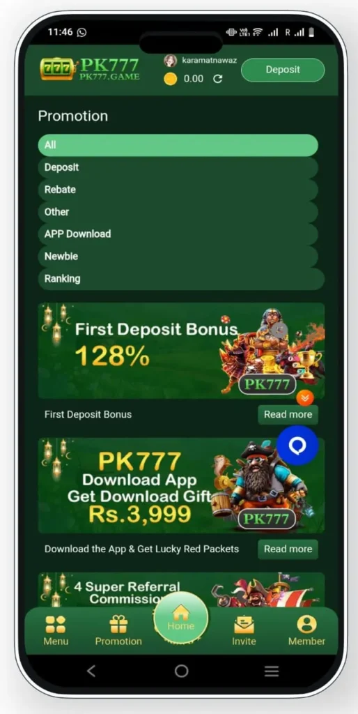 PK777 Game APK